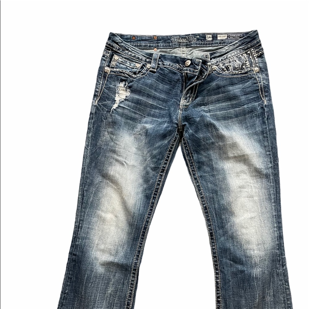 Miss Me Jeans 34x33 Signature-Rise Boot JE8055BL